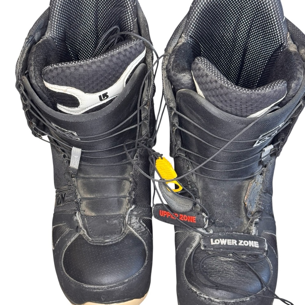 Burton Black Snowboard Boots with White/Gray Accents